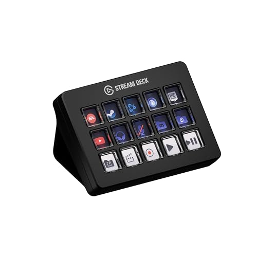 Elgato Stream Deck Scissor Keys — Controlador de fluxo de trabalho com teclas macro personalizáveis