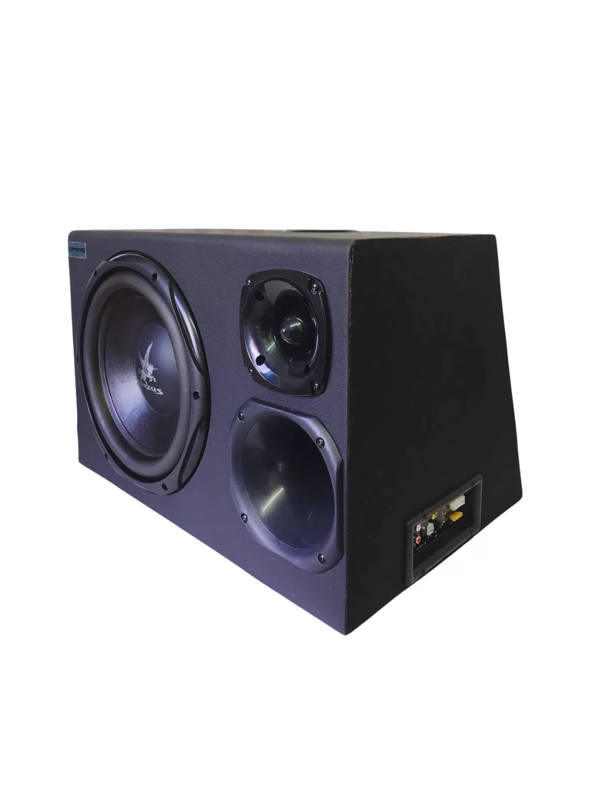 Caixa Amplificada Automotiva Corzus CXT 300 12″, MDF, Modo Subgrave ou Modo Trio, Subwoofer 12 polegadas, 300 Watts RMS