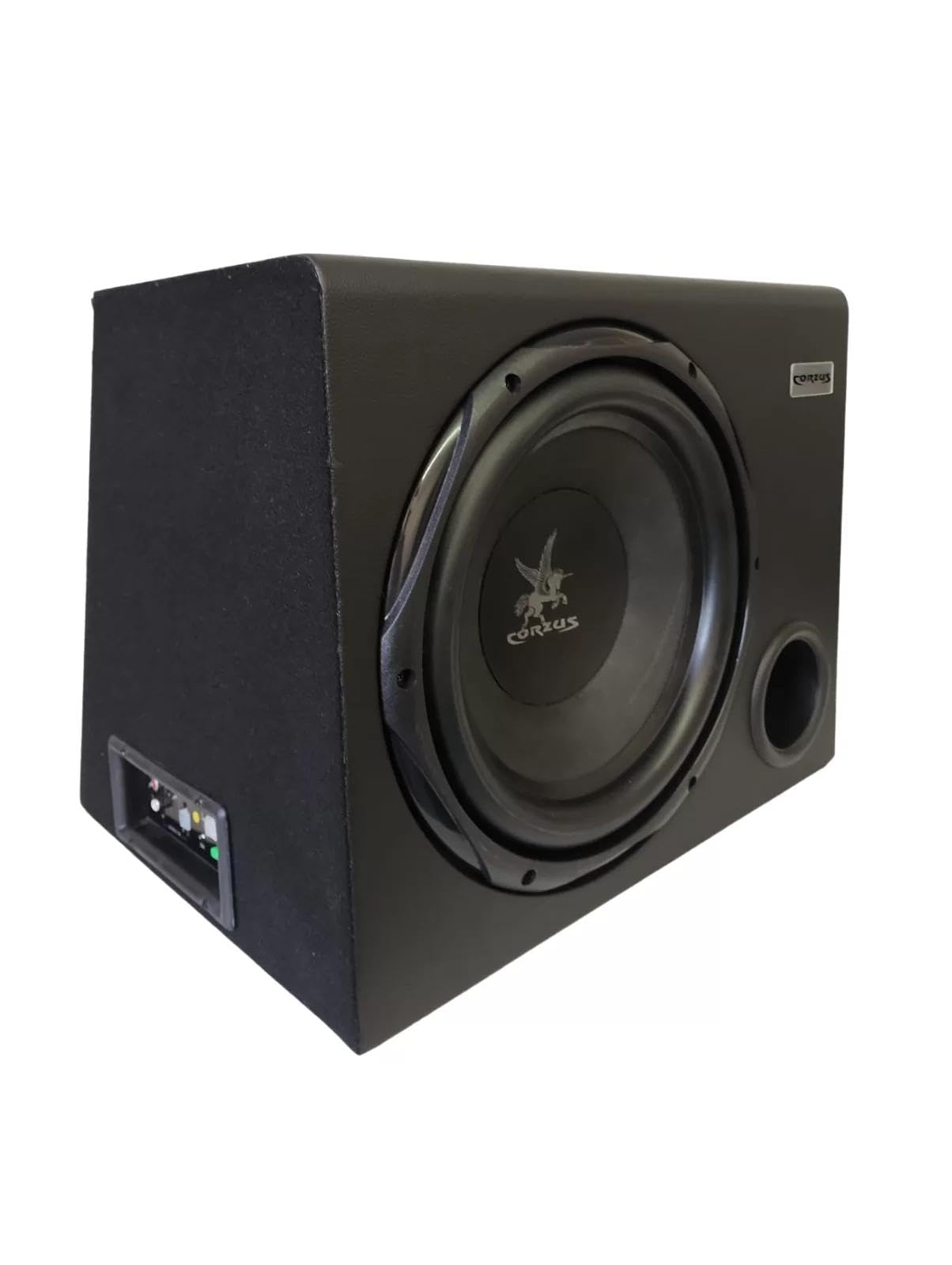 Caixa Subgrave Automotiva Amplificada Corzus CXS200 12" Universal, MDF, Subwoofer 12 polegadas, 200 Watts RMS