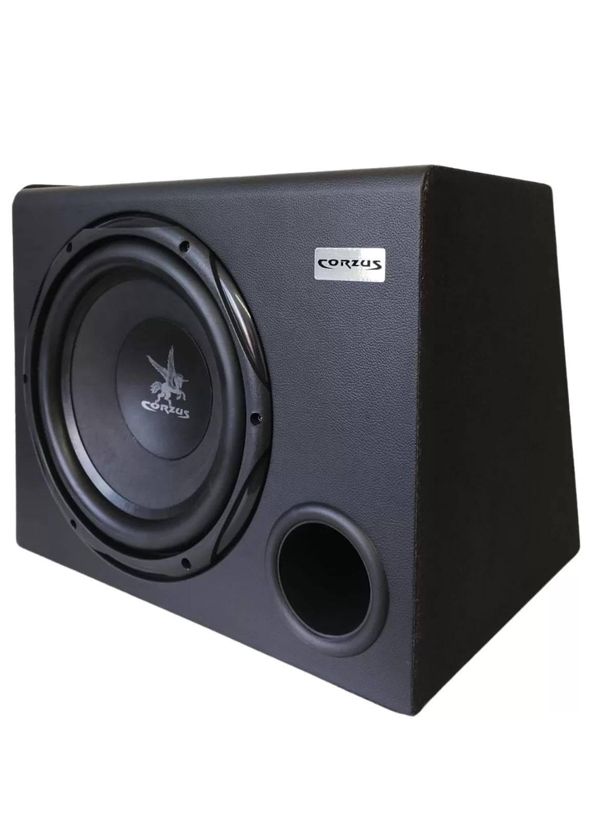 Caixa Subgrave Automotiva Amplificada Corzus CXS303 12" Universal, MDF, 2 Saídas Stereo, Subwoofer de 12 polegadas 350 Watts RMS
