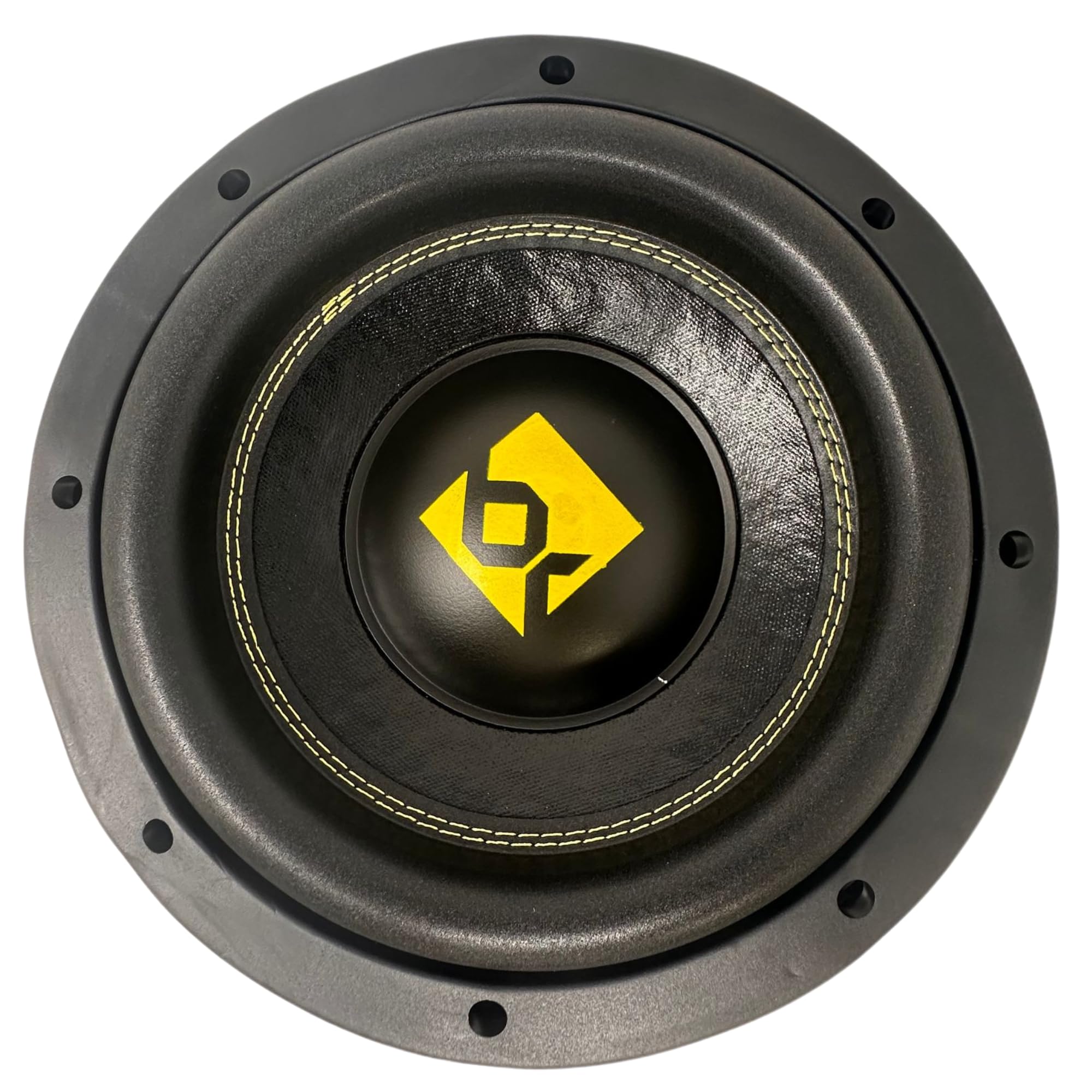 Bass Rockers Subwoofer de carro de 25,4 cm 2000W duplo de perfil baixo de 4 Ohm com saída de áudio dinâmica, estrutura de alumínio e tecnologia avançada de bobina de voz (BR104LP)