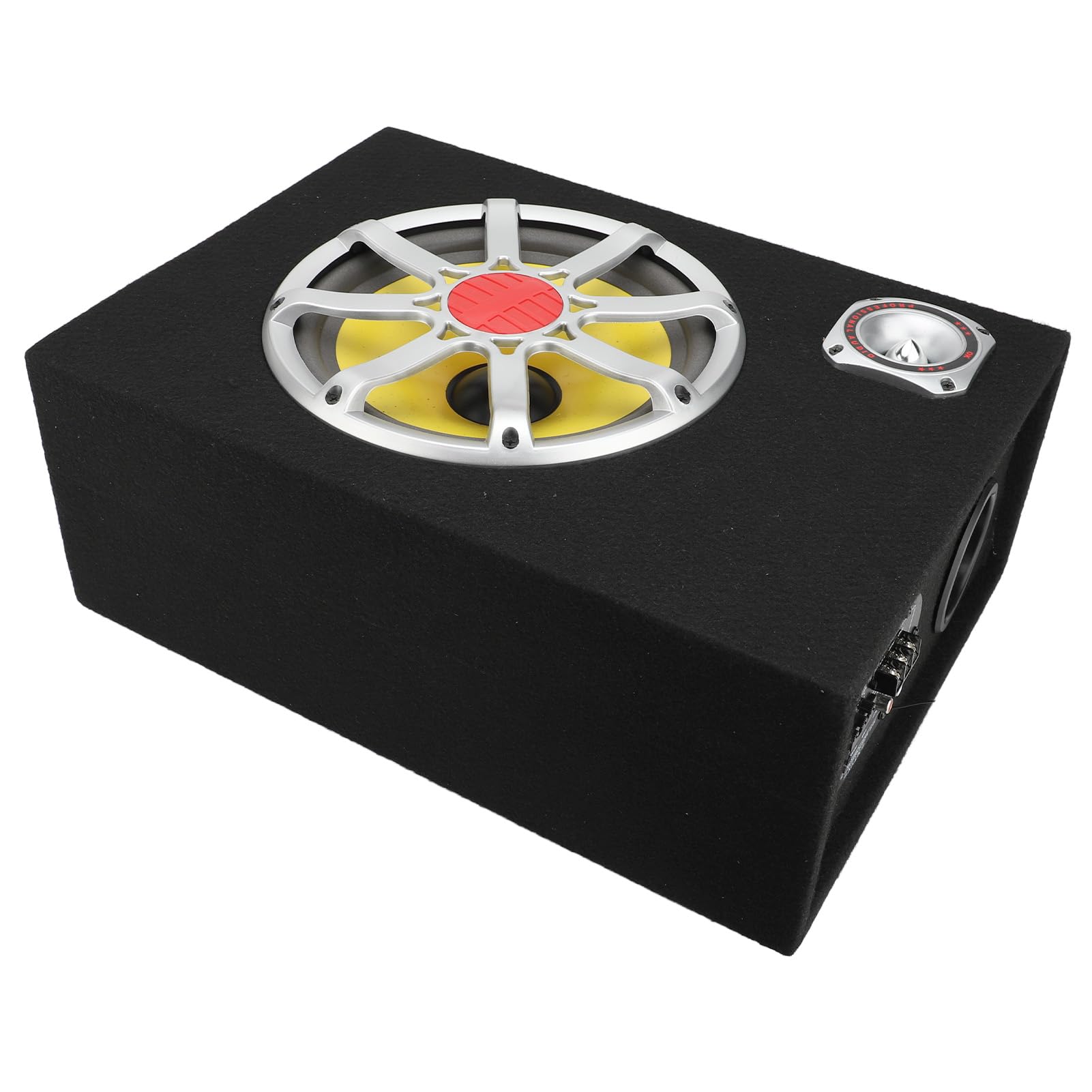 Alto-falante Subwoofer para Carro de 10 Polegadas Graves Potentes Com Controle Remoto para Sistemas de de Carro Design Durável e Compacto