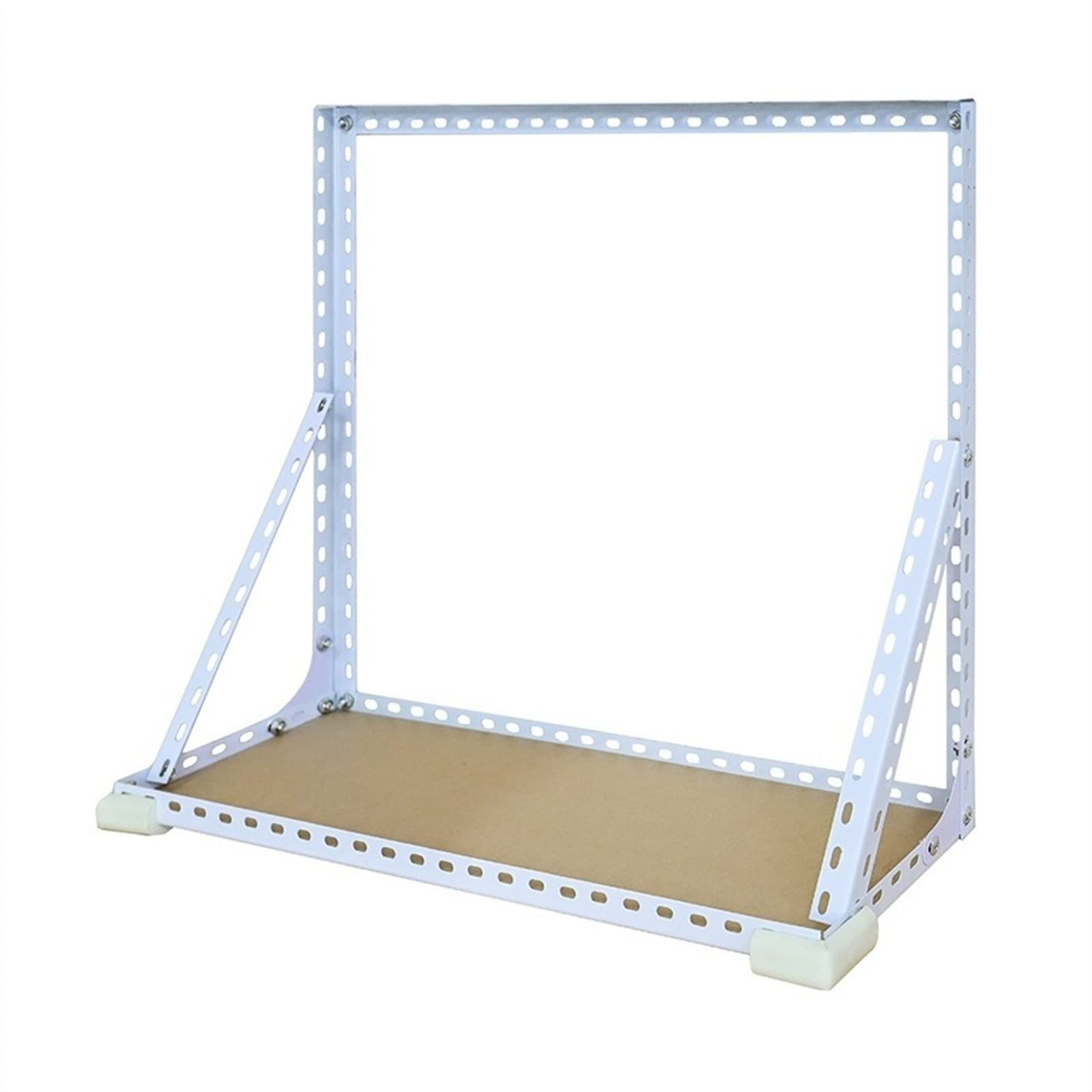 GRFIT Suporte de CPU Suporte de torre de PC, suporte de CPU montado na parede, moldura de metal resistente, suporte de caixa de host de PC suspenso, suporta até 29,9 kg, suporte de torre de PC fácil de instalar (tamanho: 50 * 20 * 50 cm)