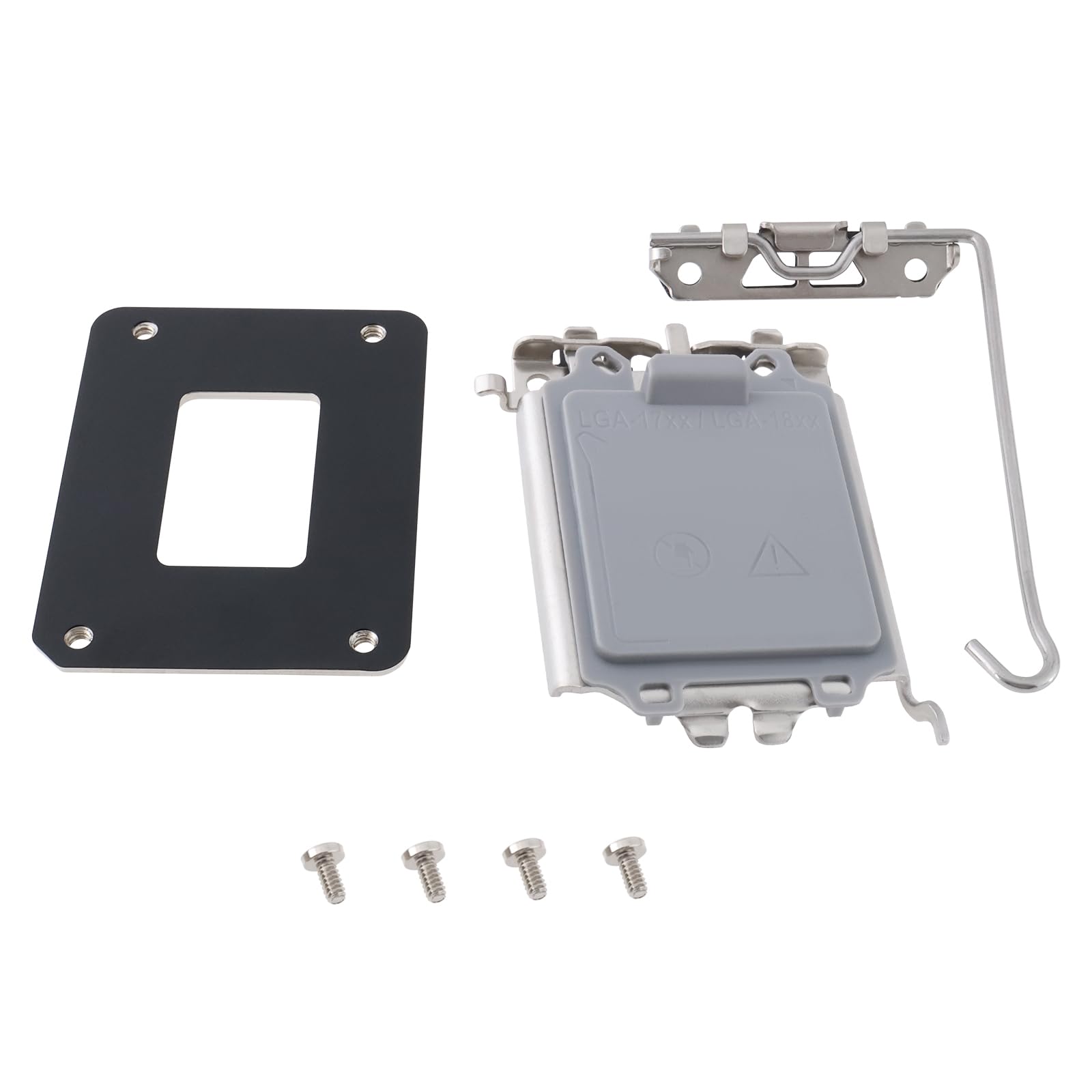 1 peça de suporte de CPU base base suporte de ferro placa traseira kit de modificação compatível com Intel LGA1700 LGA18XX Slots Platform