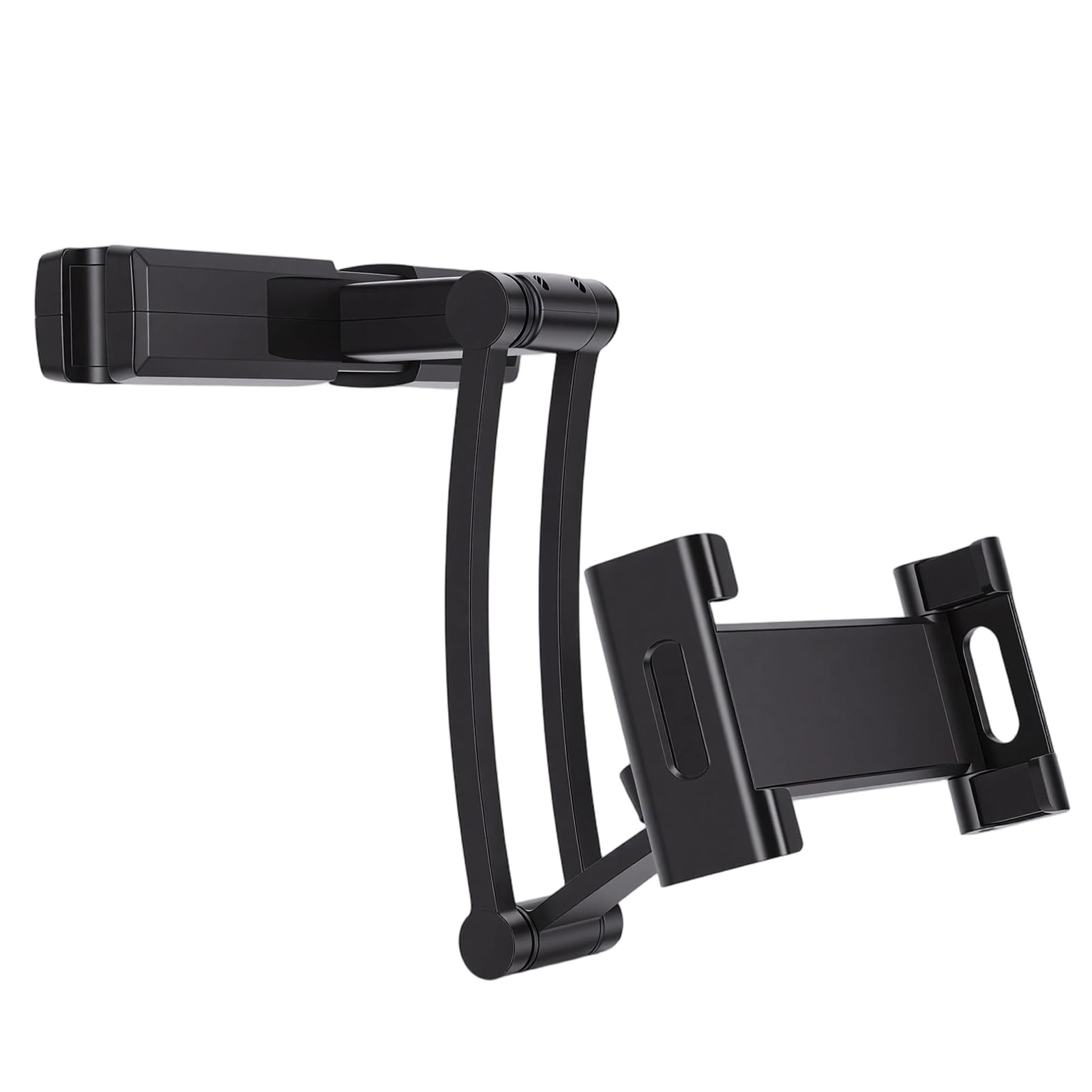Fabater Suporte para Tablet para Carros, Suporte para Tablet Giratório de 360° Com Braço de Extensão Ajustável, Dispositivo de 4,7-12,9 pol para Encosto de Cabeça de Carro