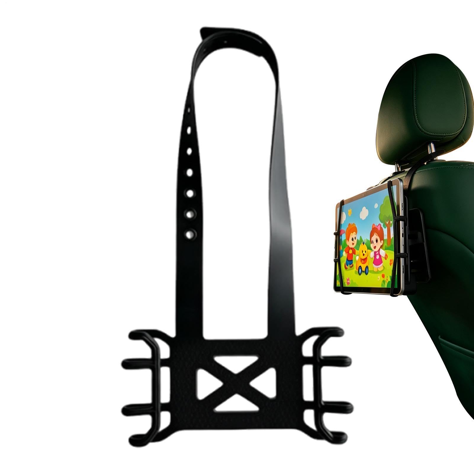 Suporte Para Tablet No Lavável, Dobrável, Universal 34 Cm | Suporte Para Tablet Silicone Encosto Cabeça Para Táxi Comboio AutoHotel Aeroporto Casa