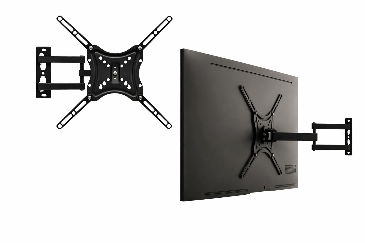 Suporte Articulado de Parede para TV 14″–50″, Suporta 50 kg, Inclinação & Rotação Ajustáveis – Suporte Resistente e Flexível Storeasy