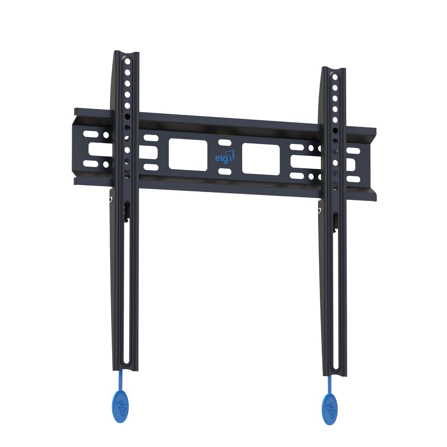 ELG, N01V4, Suporte Fixo de Parede para TVs de 32" a 77", Compatível com TVs Curvas e Planas, Feito em Aço Carbono, Suporta Até 50kg, Preto