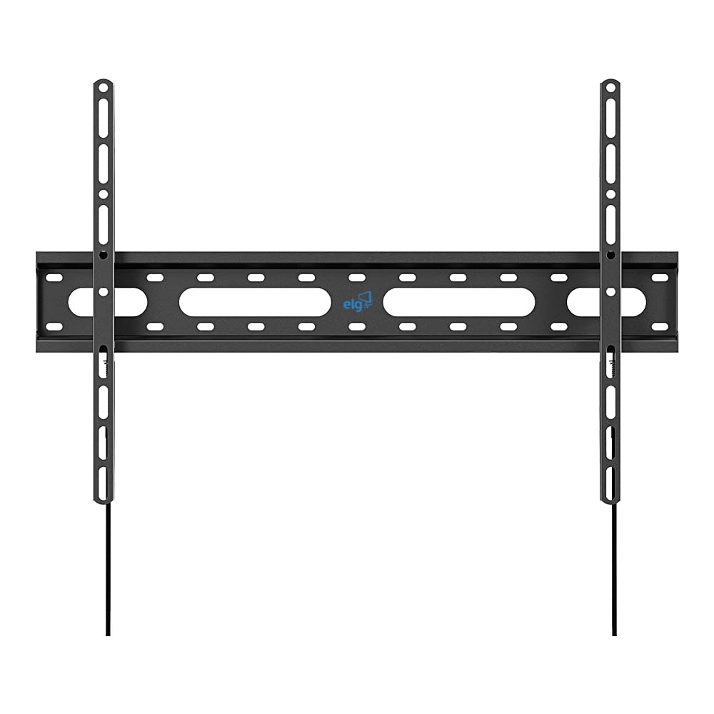 ELG FIX600 - Suporte Fixo de Parede para TVs Planas e Curvas de 42'' a 86'' com Peso Máximo de 50kg
