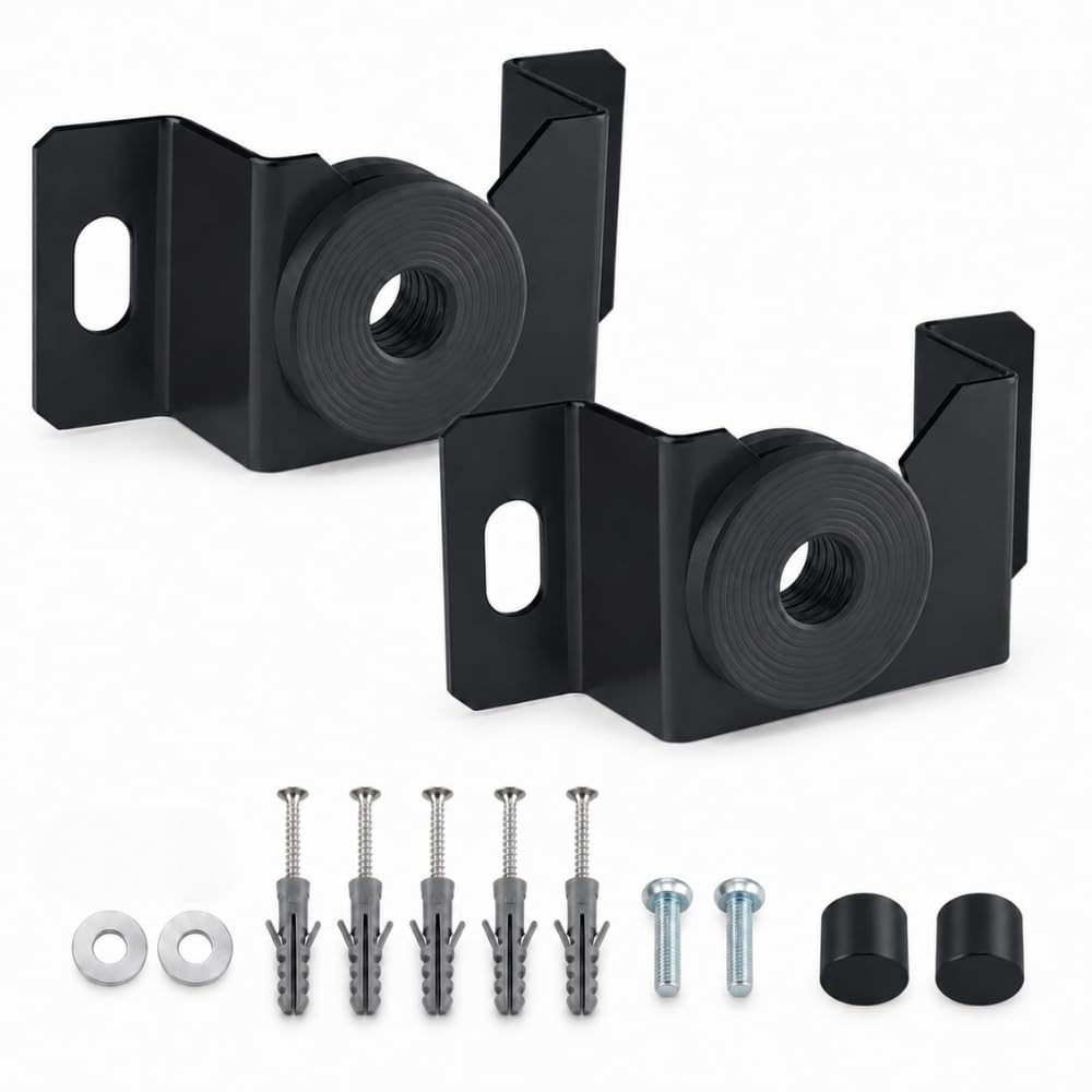 Suporte Fixo Universal de Parede para TV 12" a 80" até 60 kg, Padrão VESA 800x600 mm, Perfil Slim com Estrutura Reforçada, Compatível com Smart TV LED LCD Plasma, Telas Planas e Curvas, Preto