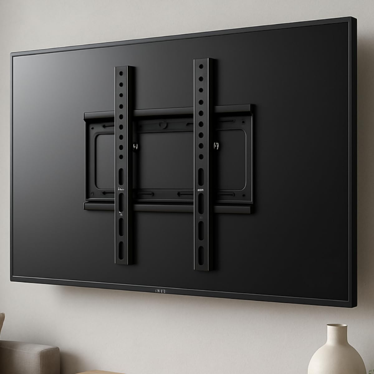 Suporte Fixo TV Universal Tela 26 a 63 Polegadas Aço Reforçado 35kg Slim