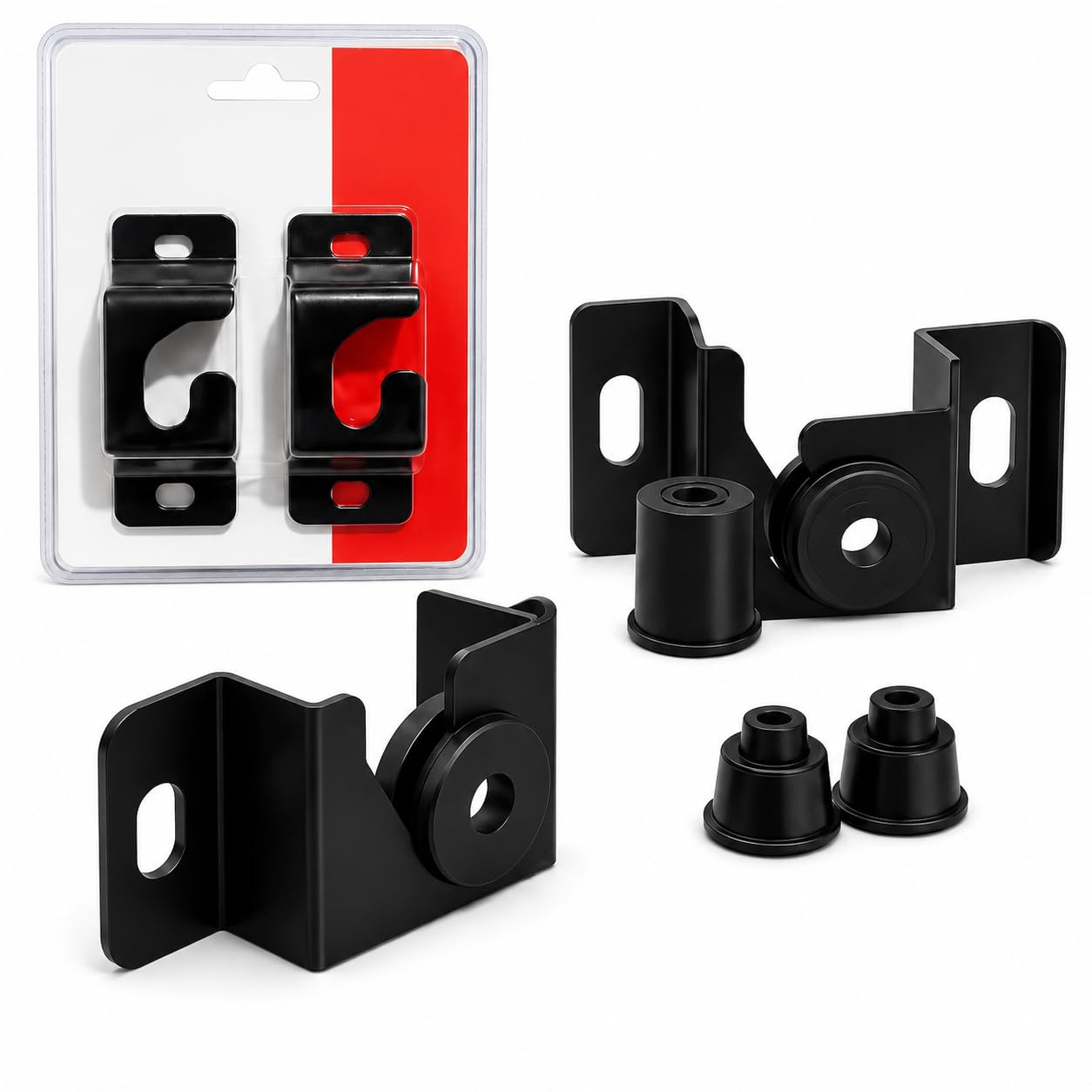 Suporte de TV Fixo Universal 10 a 100 Polegadas, Suporte de Parede Reforçado em Aço Carbono, Distância 2cm da Parede, Kit Completo com Parafusos e Buchas, Preto