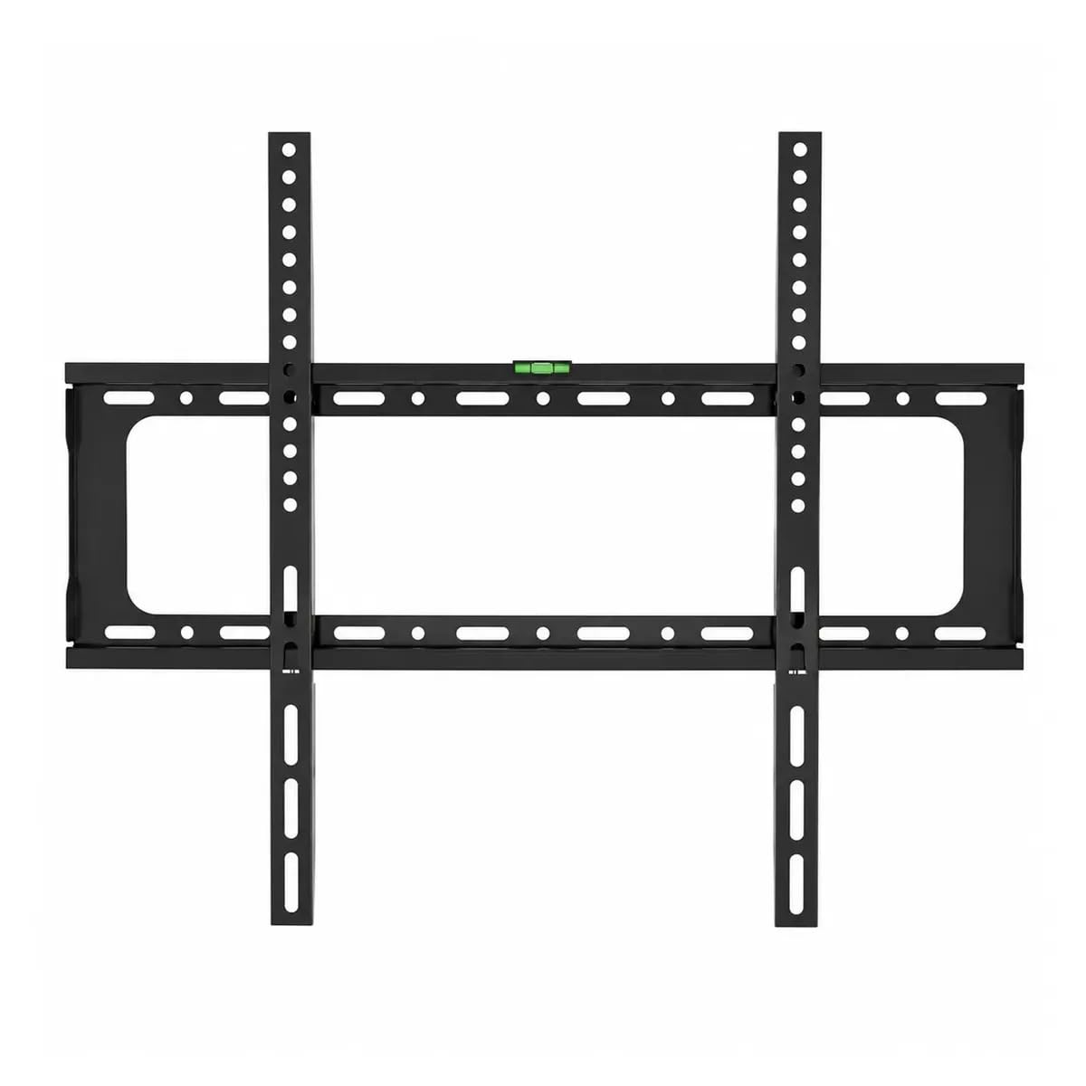 Suporte de TV Fixo Universal de Parede para TVs de 40" até 86", Compatível com TVs Curvas e Planas, Feito em Aço Carbono, Suporta Até 80kg - Preto