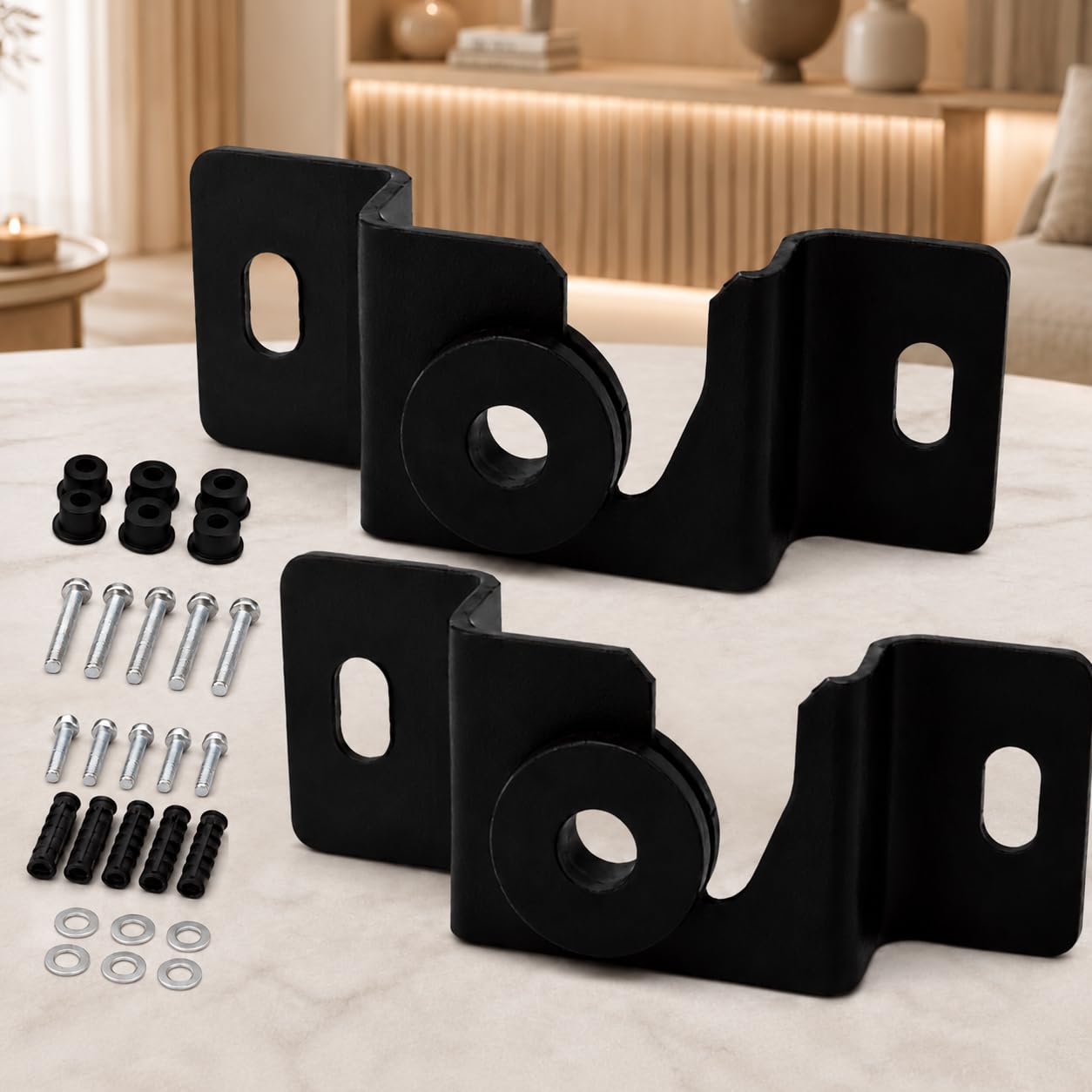 Suporte Fixo Universal de Parede Para TVs de 12" a 80" | Capacidade até 60 kg, Padrão VESA 800x600, cor: Preto