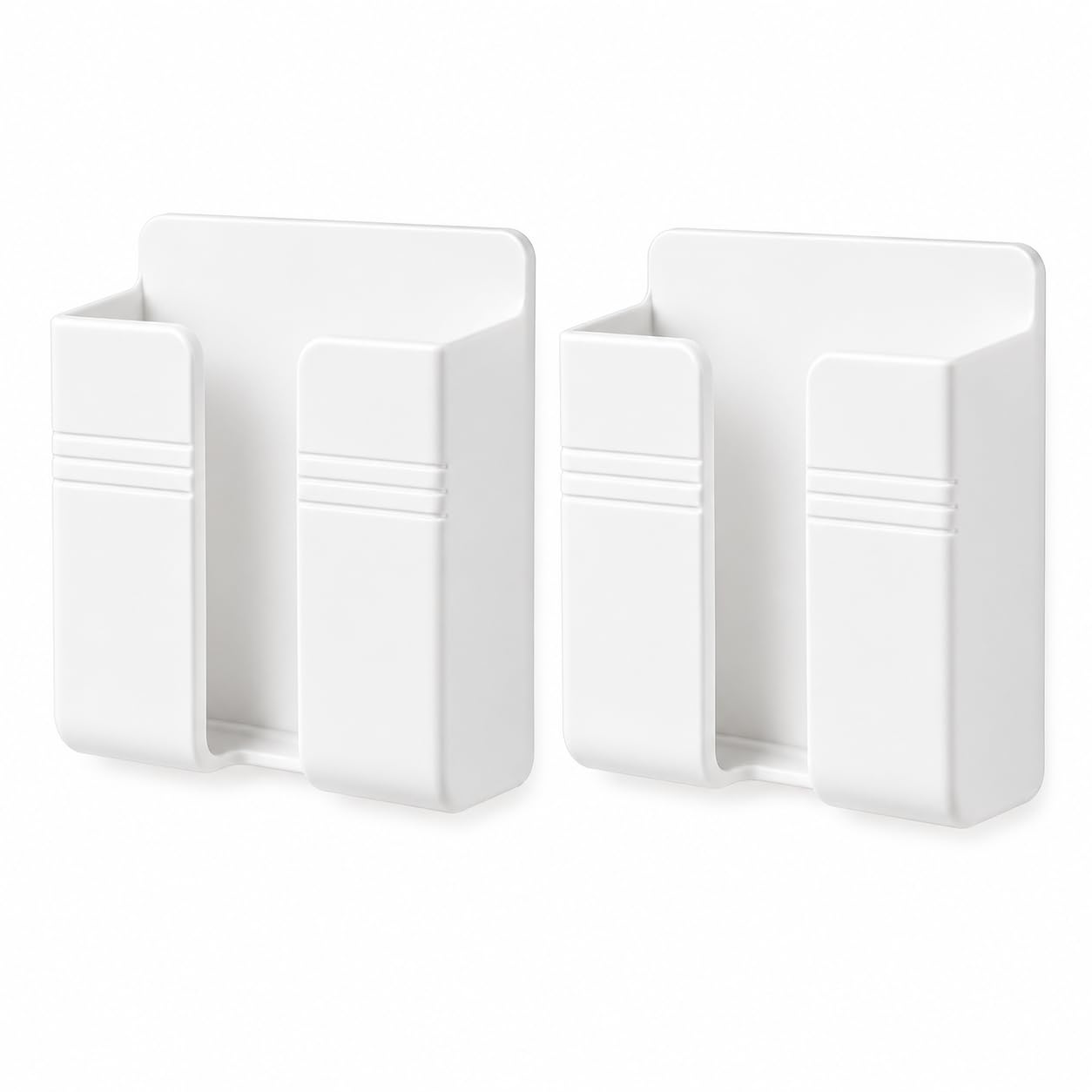 Kit com 2 Suportes de Parede para Celular e Controle Remoto Adesivos