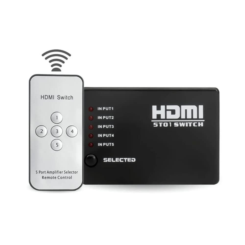 MD9 - CHAVEADOR HDMI SWITCH 5X1 V 1.4