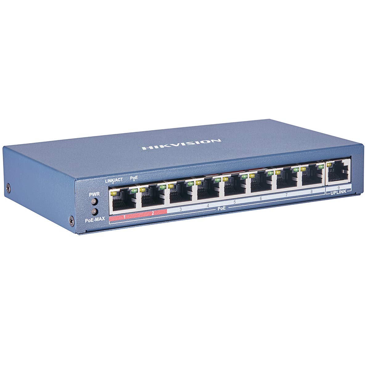 Switch Hikvision Mesa 8 Portas PoE(60W) DS3E0109PEM(B)