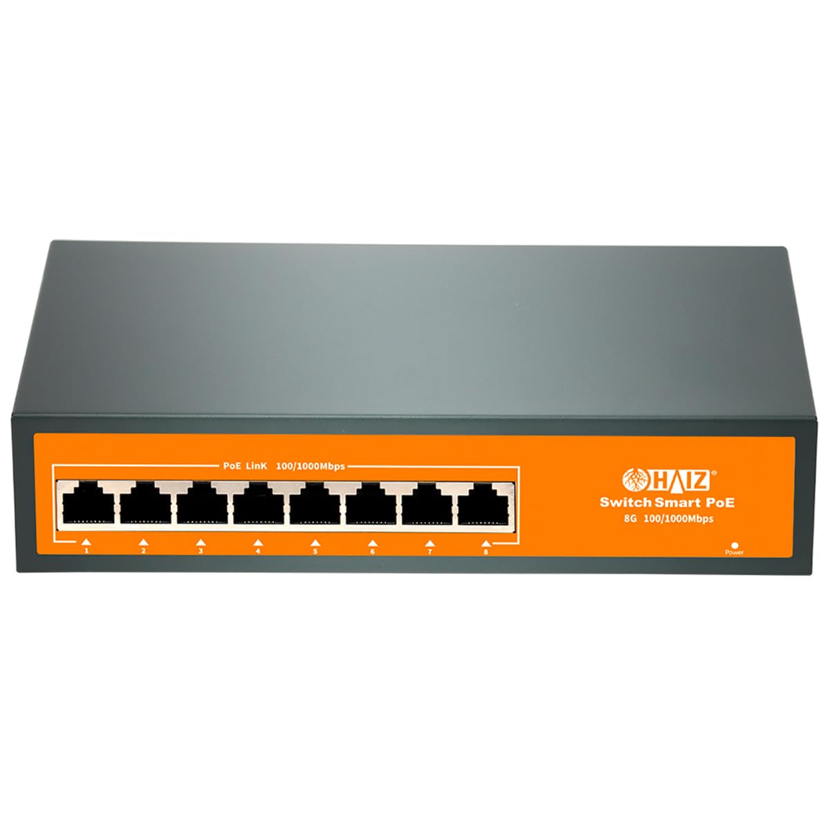 Switch POE Haiz 8 Portas Gigabit 10/100/1000Mbps