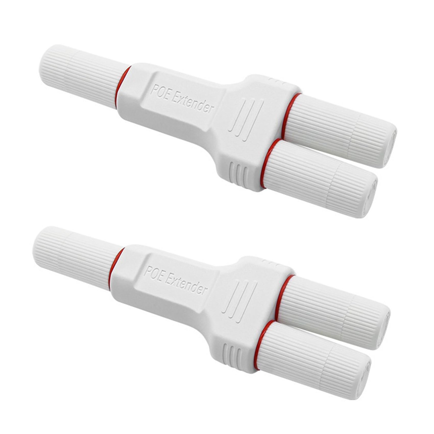 Extensor POE impermeável de 2 portas 1 em 2 saídas, 10/100 Mbps, ao ar livre, 30 W, plugue e reprodução, de alta potência, para switch PoE, câmera IP NVR AP