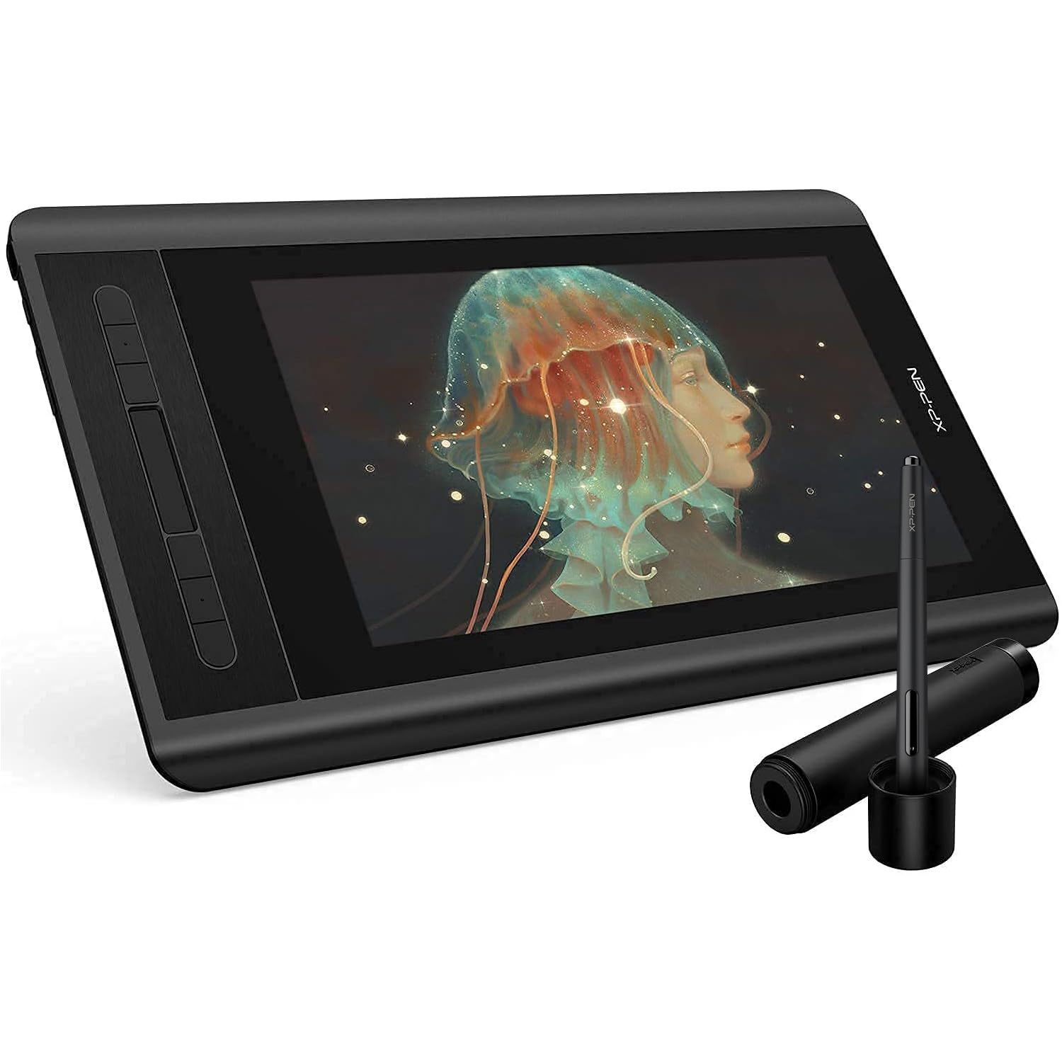 XPPen Artist 12 Mesa Digitalizadora 11.6 Inch FHD com Caneta Sem Bateria PN06, Monitor de Desenho Digital com Luva Multifuncional e 8192 Níveis de Pressão