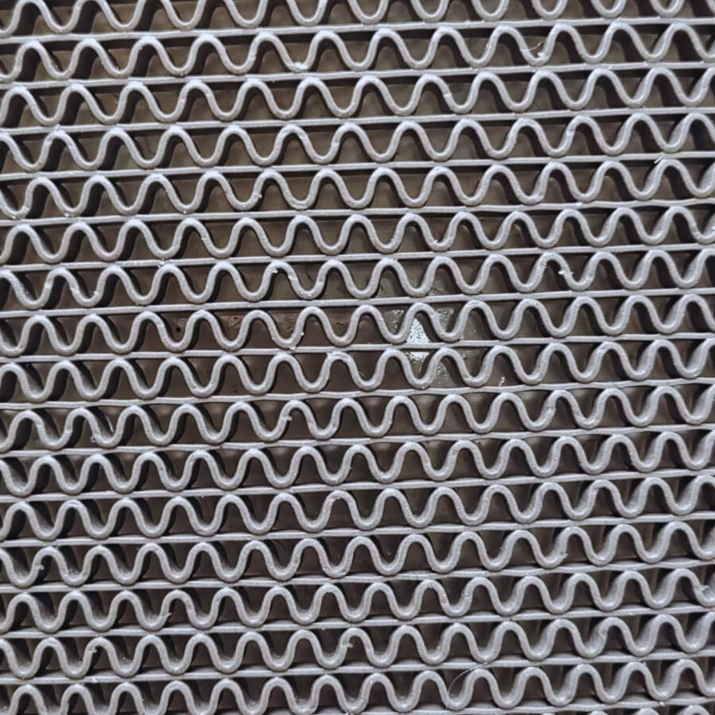 Tapete Antiderrapante Emborrachado PVC Luxo para Banheiro Box e Piscina(CINZA,70 x 40cm)