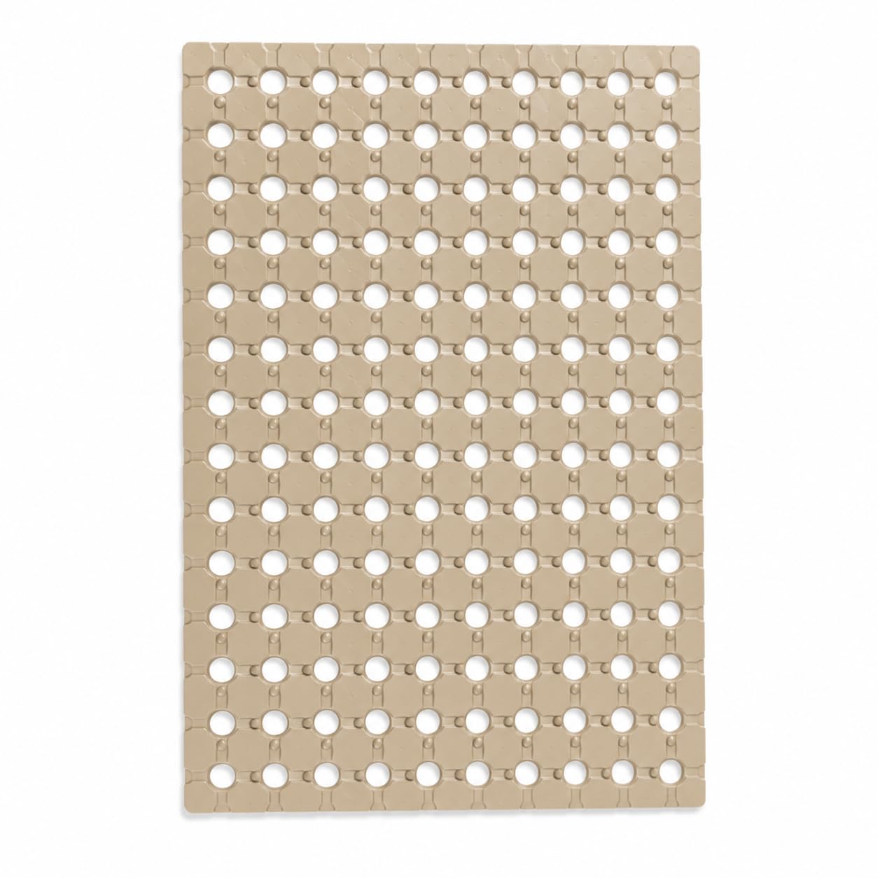 Tapete Antiderrapante para Box Banheiro 35x70 Segurança Idosos (Bege)