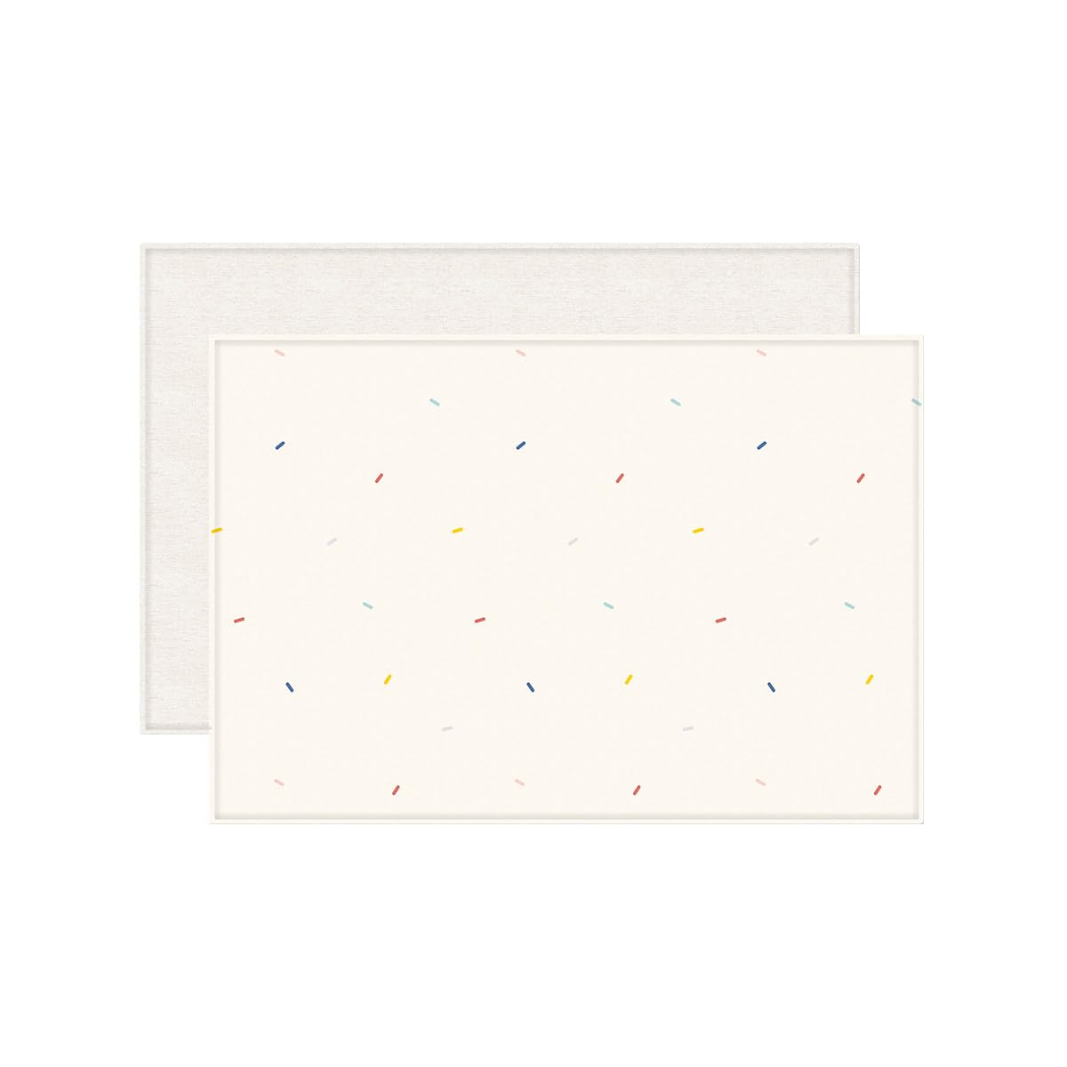Tapete de Atividades Dupla Face Infantil Parklon PVC Premium Candy Spring & Sage beige 190cm x 130cm x 1,2cm