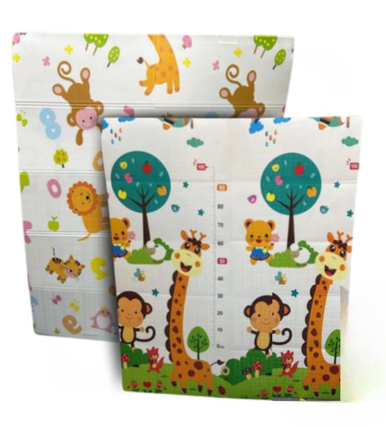 Tapete de atividades Dobrável Bebê Kidino Tatame Infantil Portátil 180x150x0,6cm Tapetinho Infantil Kidino
