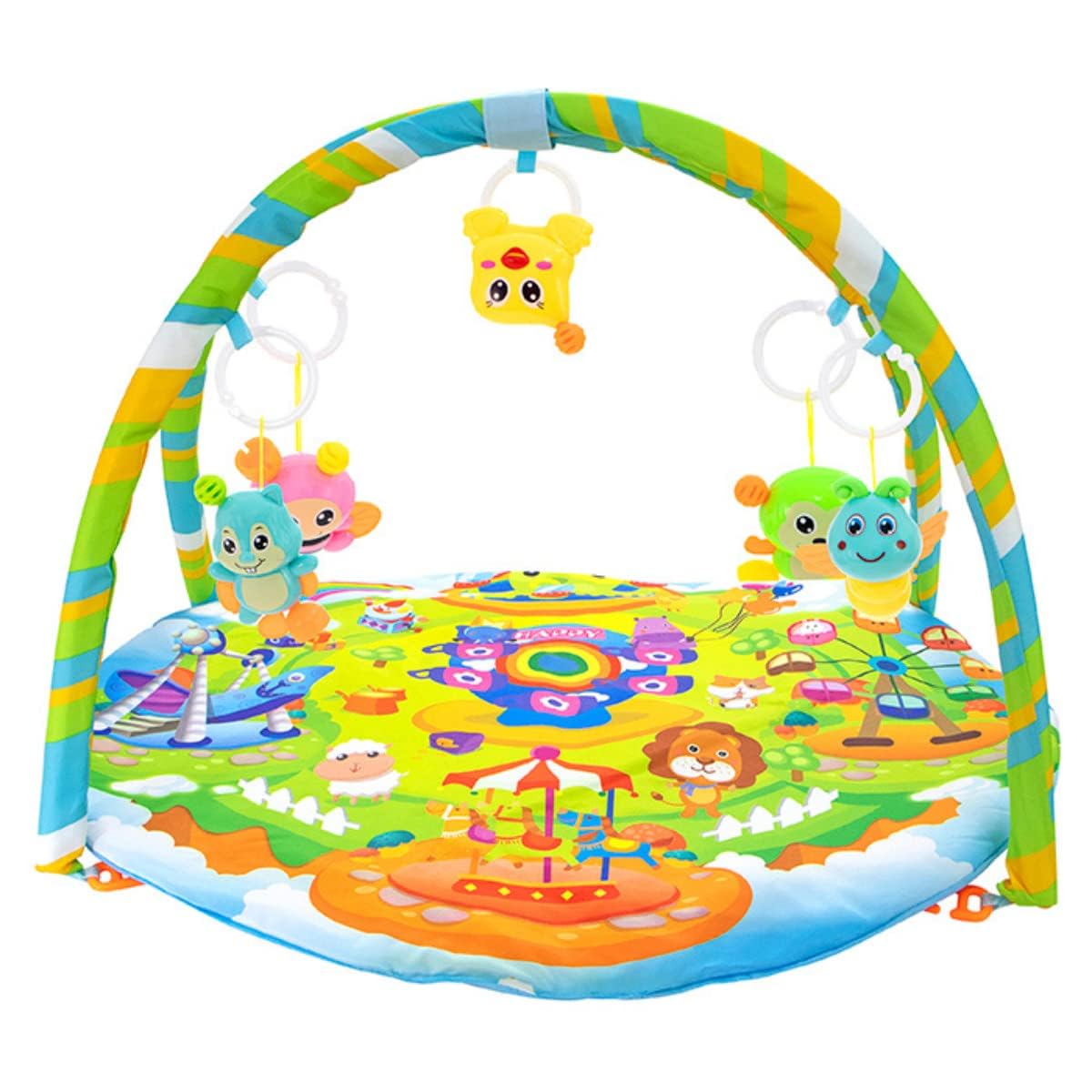 Tapete de Atividades Infantil Acolchoado Grande Dobrável Antiderrapante Impermeável Tatame EVA Educativo para Bebê Criança – Tapete de Brincar Dobrável Portátil Playground Brinquedo Educativo Colorido