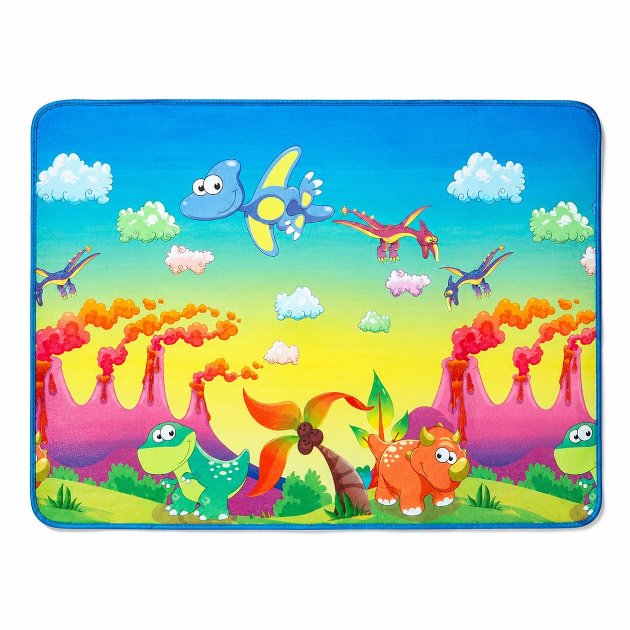 Tapete de Atividades Impermeável e Térmico 90 x 120 cm Leve e Dobrável Estampa Sortida