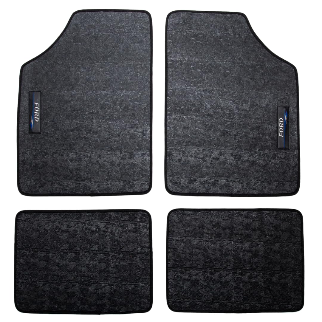Tapete Para Carro Ranger Ka Fiesta Universal Emborrachado Impermeável Logo Personalizada Couro