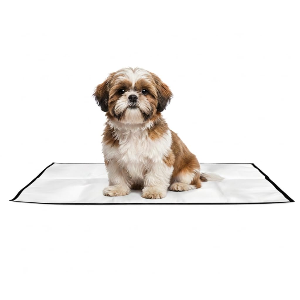 Tapete Higiênico Pet Lavável Reutilizável - 200 lavagens - Absorvente e Impermeável Para Cães e Gatos – Antivazamento 70x50cm