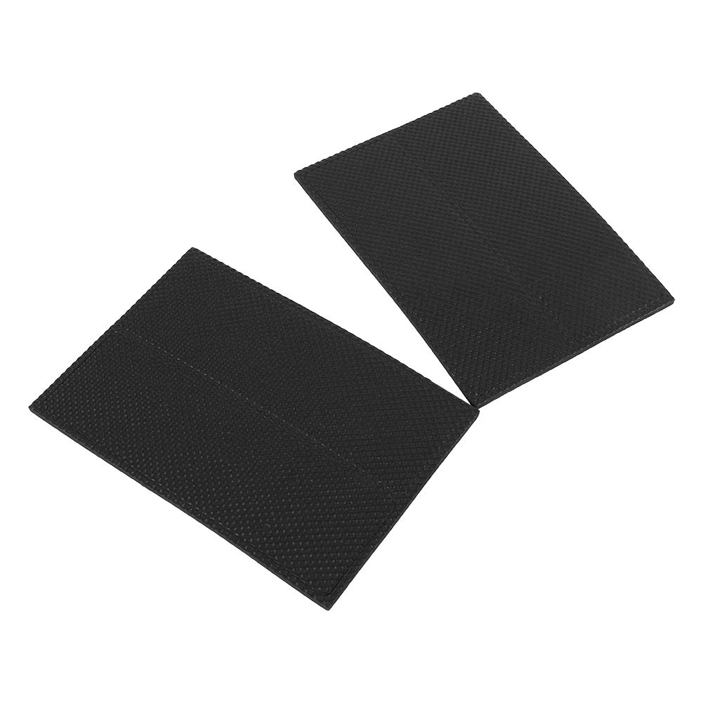Generic 4 peças de almofadas pretas antiderrapantes de borracha para pés, protetores de piso de móveis para sofá e cadeira de mesa, com material para proteção de piso de madeira