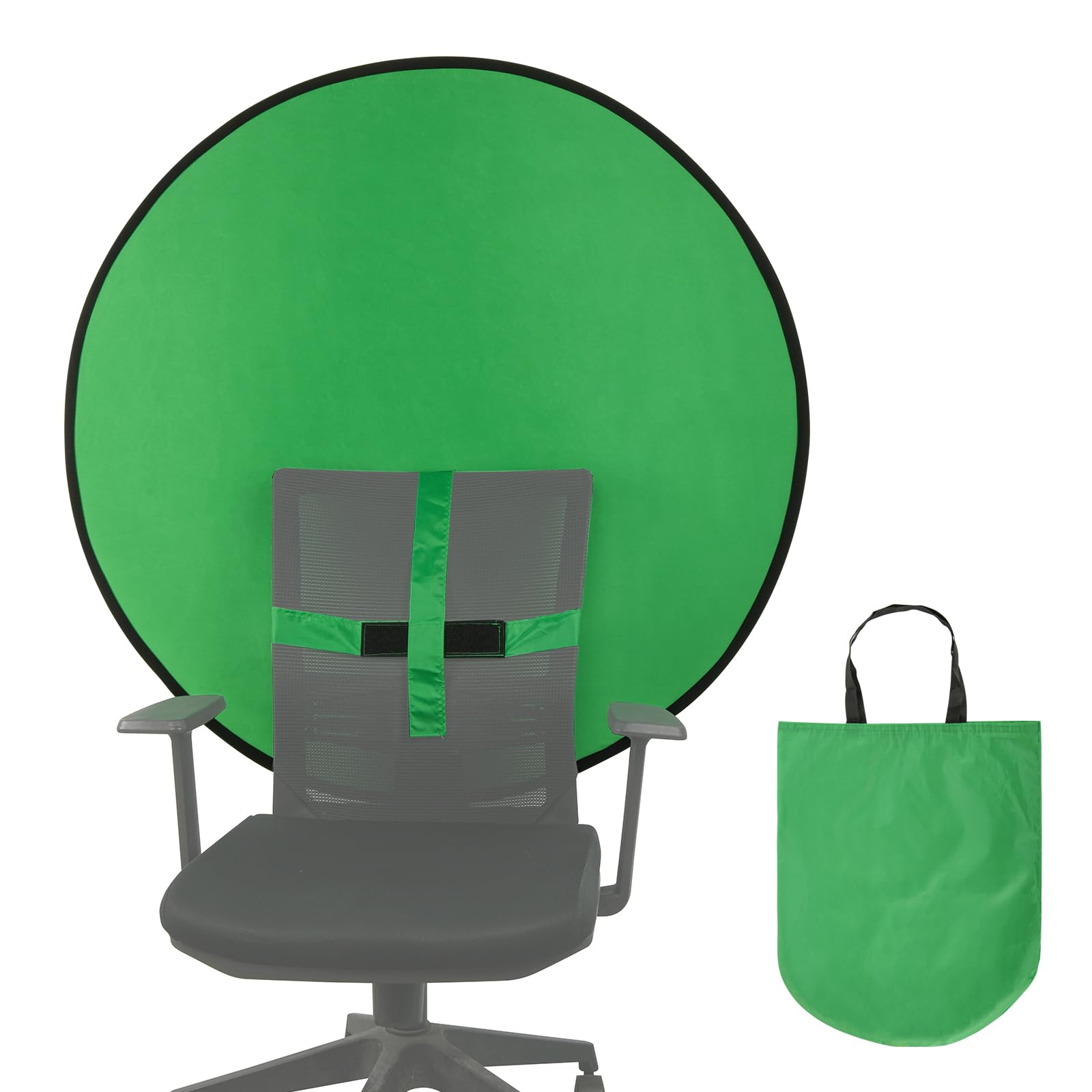 Cosmos 1 pano de fundo de tela verde de 43 polegadas / 110 cm de diâmetro dobrável portátil para fotografia fundo de tela verde croma pano de fundo para estúdio de fotografia e vídeo, transmissão ao