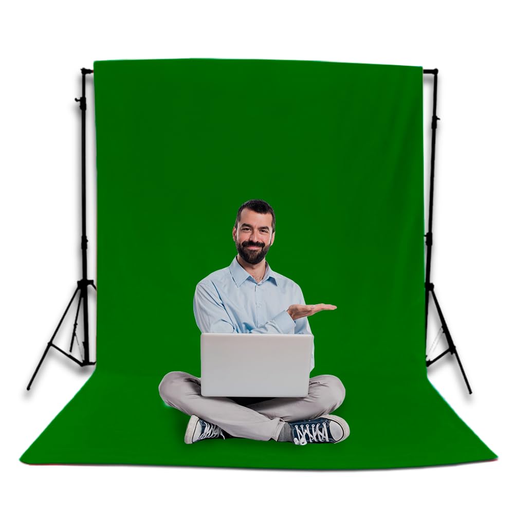 Tecido Fundo Infinito Fotográfico Chroma Key Verde Bandeira | 1,90 X 2,00 Mts