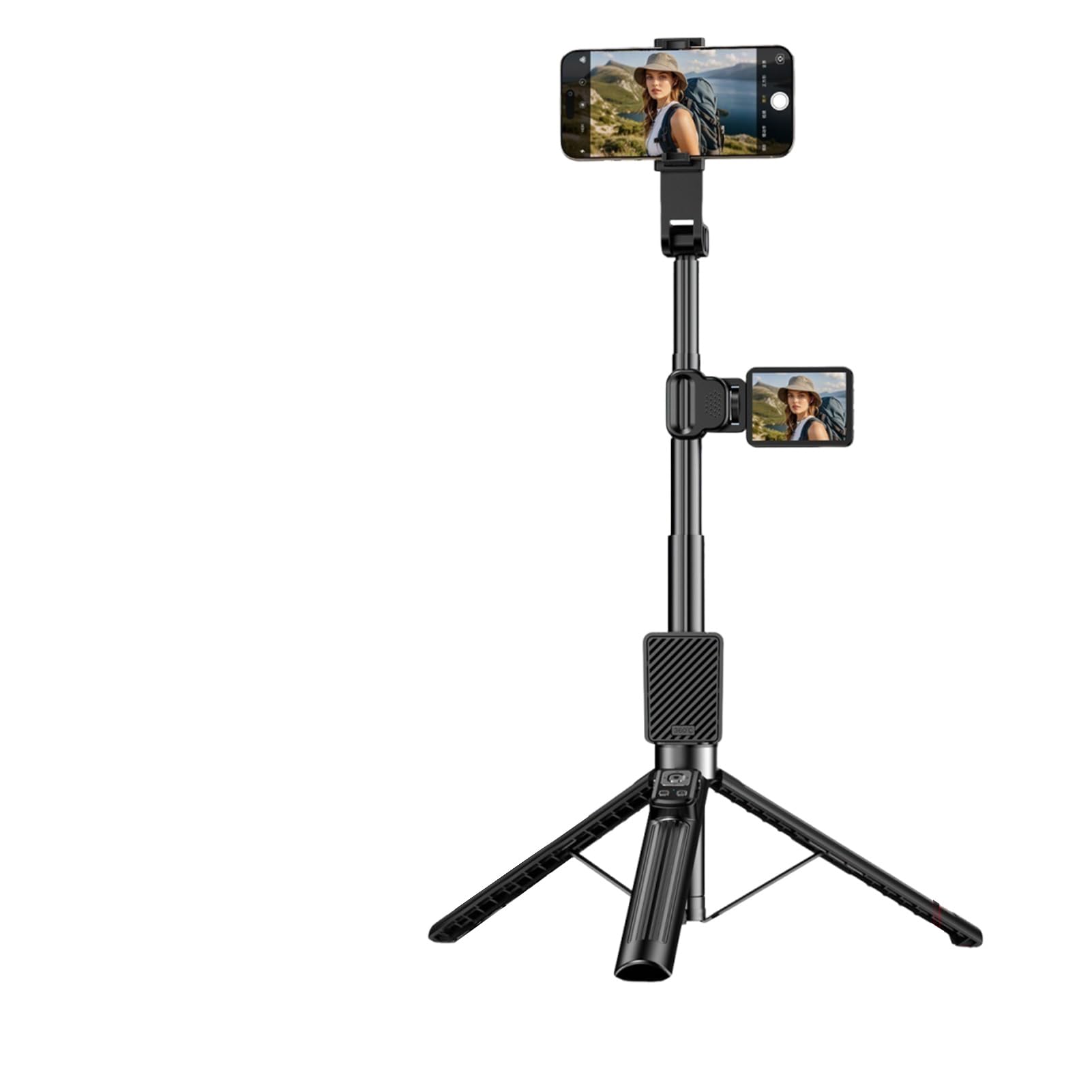 ASHATA Tripé Extensível para Selfie Stick de 67 Polegadas, Tela 1080P de