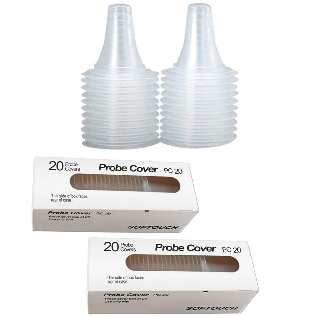400pc-Tampas de sonda de termómetro de ouvido/Tampas de recarga/Filtros de lente para todos os modelos de termómetros da Braun e outros tipos de termómetros digitais descartáveis