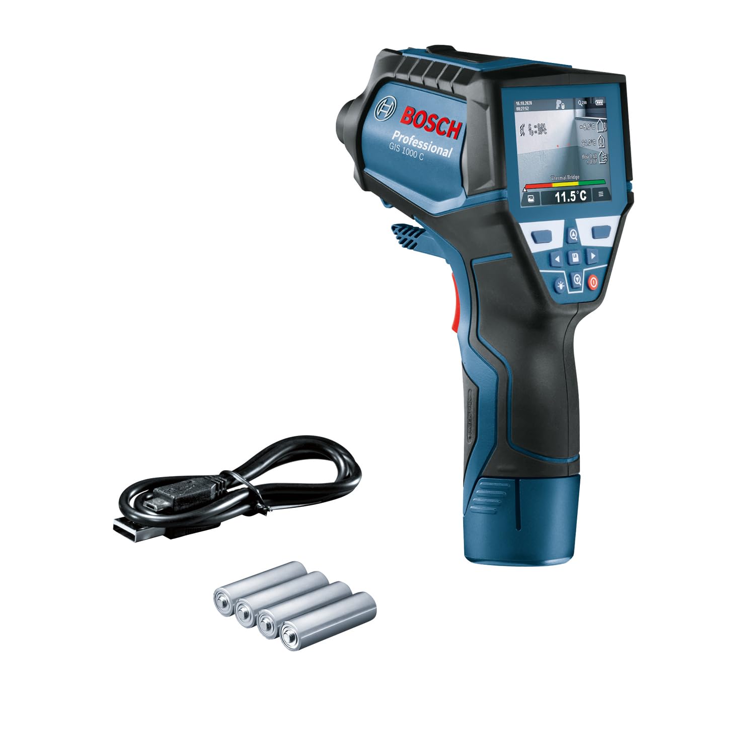 Bosch Termômetro Infravermelho GIS 1000 C até 1000 ºC com Bluetooth