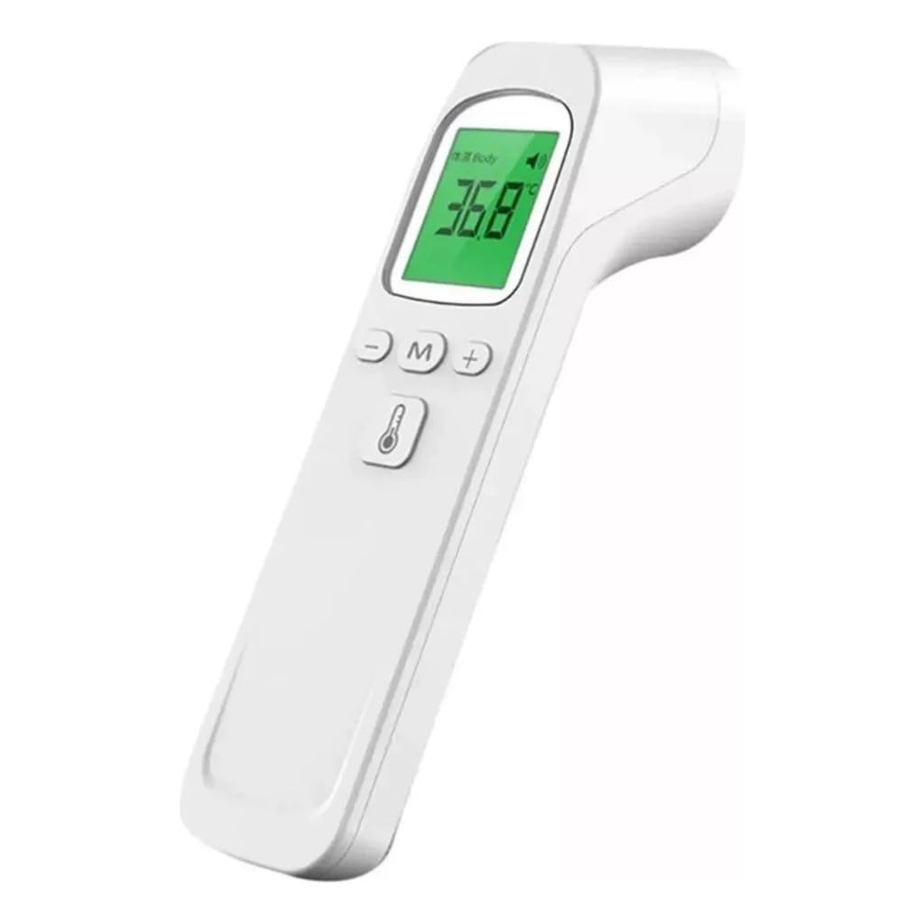 Termômetro Infravermelho De Testa Medição Temperatura Corporal Febre (Branco)