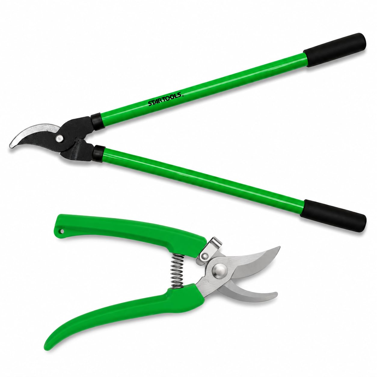Kit Poda Profissional Tesourão Cabo Longo 64cm + Tesoura de Poda | 7 Pol