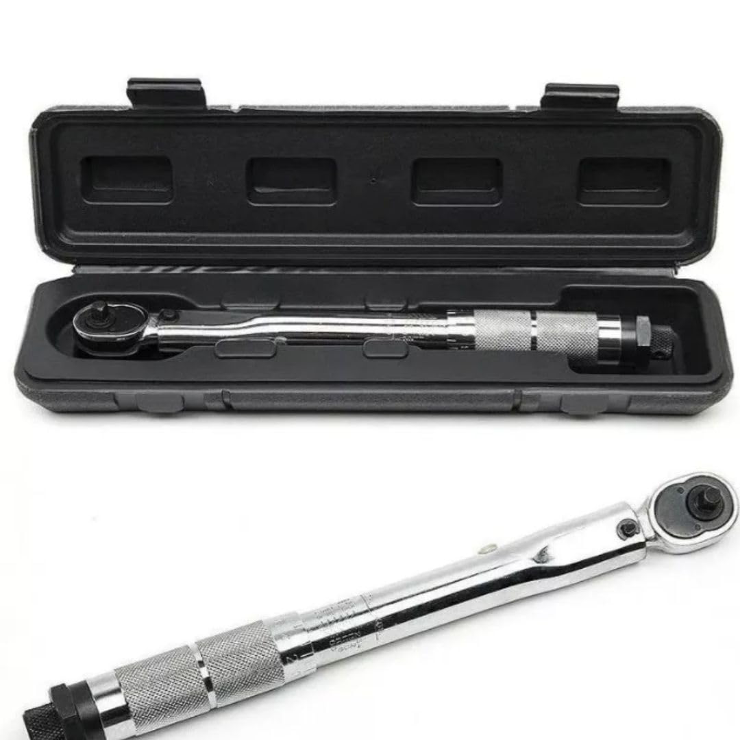 TORQUIMETRO DE ESTALO MINI P/SOQUETE 1/4 5-25 NM 0,5KG A 2,5KG