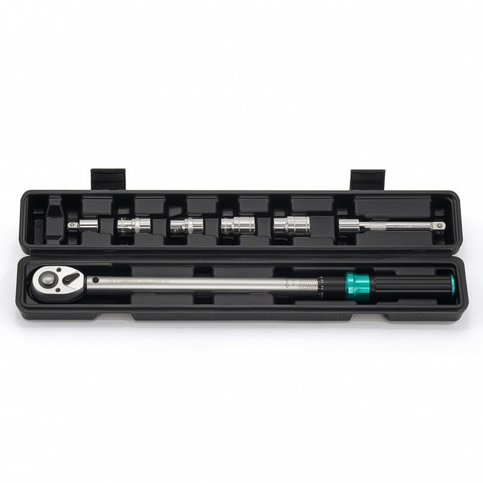 predolo Kit Torquímetro com Estojo Ajustável Jogo Chave Força Rotacional Profissional Ferramenta para Motoristas
