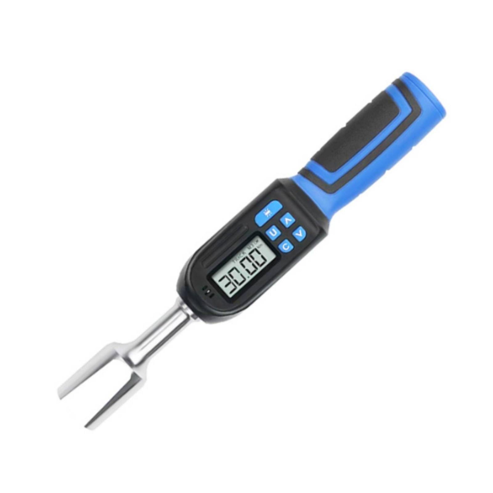 Chave dinamométrica digital, torquímetro, ferramenta de, chave eletrônica com visor de máximo, fabricada em metal robusto para trabalhos de manutenção, montagem e oficinas profissionais.