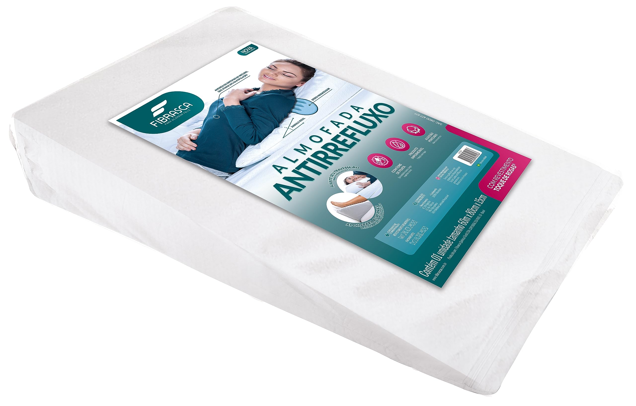 Travesseiro Antirrefluxo Adulto Fibrasca