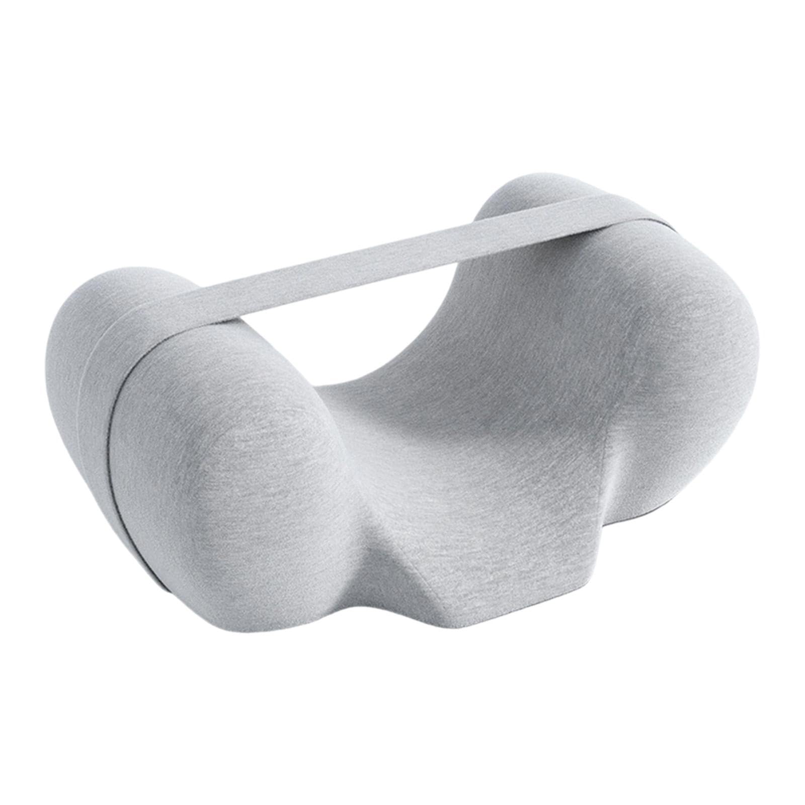 Travesseiro de para O Pescoço, Confortável, Profissional, Antirrugas, Ideal para Dormir de Lado, Perfeito para Adultos E para O Quarto, Cinto Cinza Claro 250cm, Tamanho real