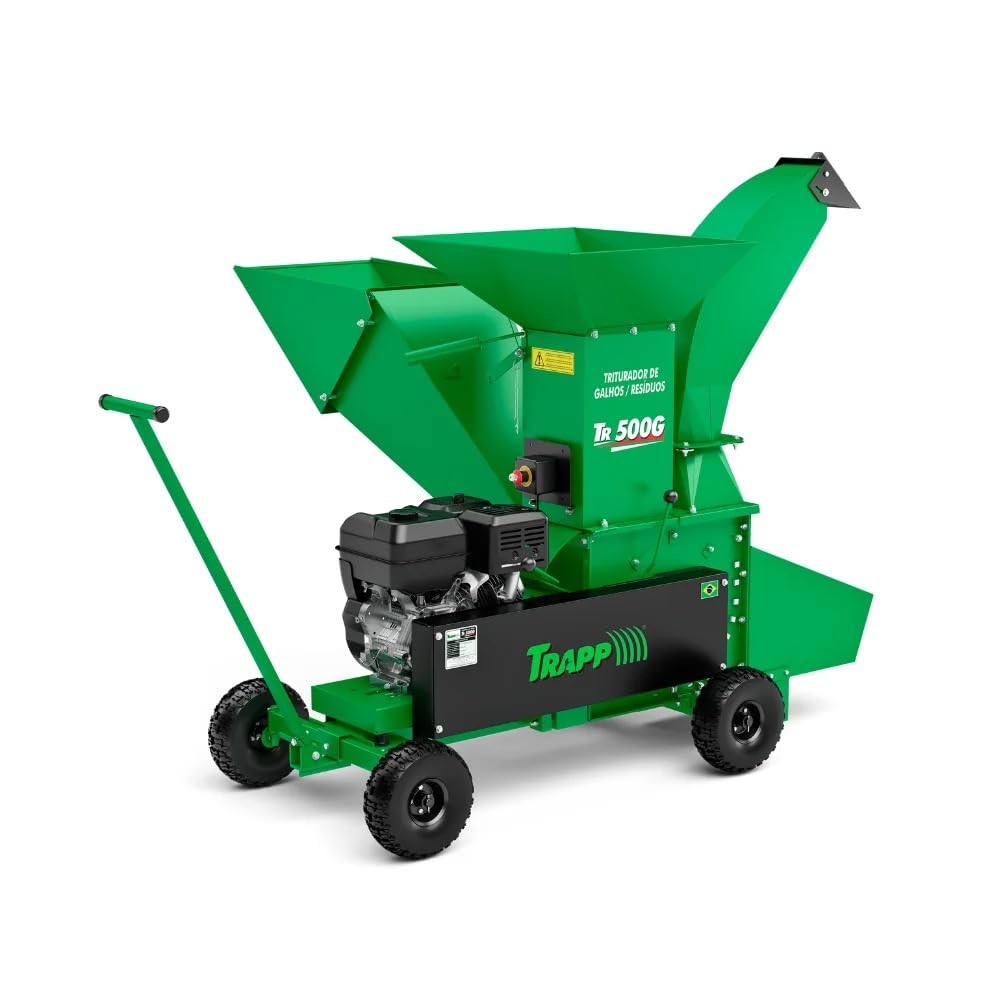 Triturador De Folhas Elétrico De 2500 W, Triturador De Folhas De Jardim, Triturador De Galhos De árvores, Redução De 17:1, Abertura Do Funil De Alimentação De 54 Cm, Powercord×60m