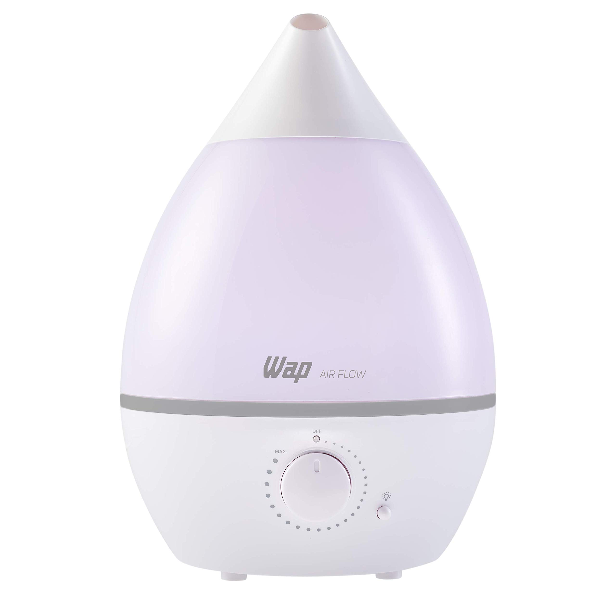 WAP Umidificador de Ar AIR FLOW com Luminária e Difusor de Aromas, 4 Litros, Autonomia de até 12 horas, 20W Bivolt
