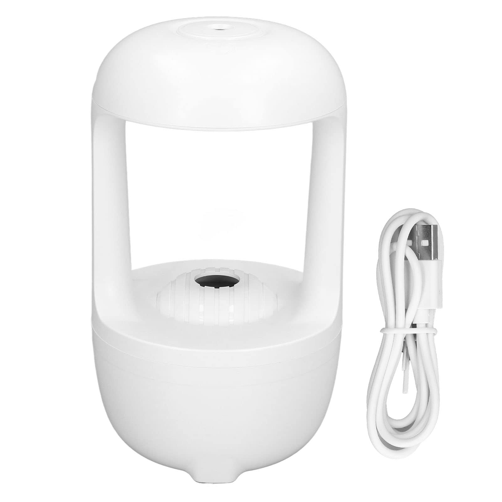 Umidificador Mist 500 ml umidificador silencioso USB portátil de mesa quarto grande sala casa anti gravidade gota de água umidificador para casa bebês berçário, branco