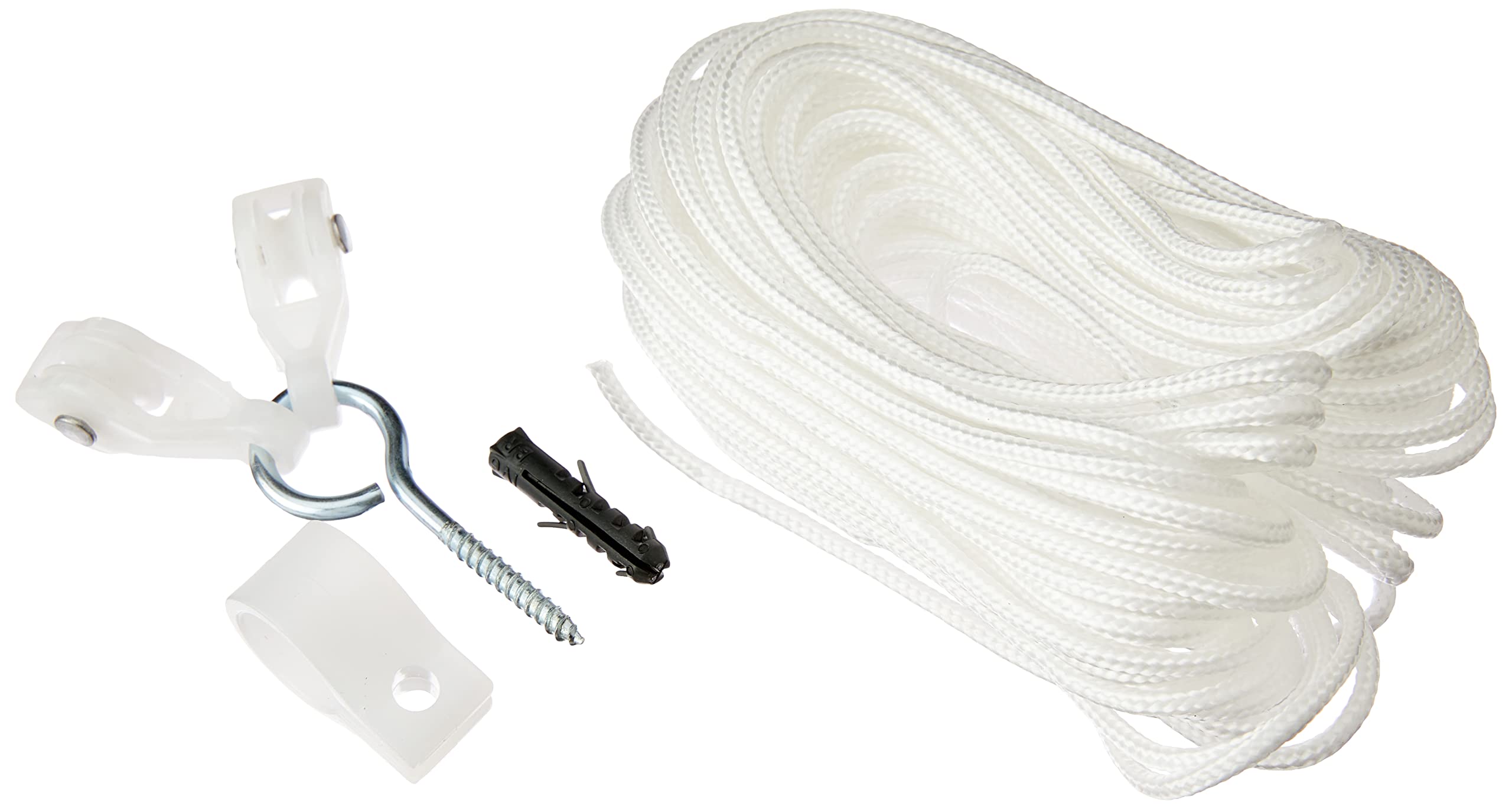 Kit de Varal de Teto Etna Polipropileno Secalux Branco 4cm