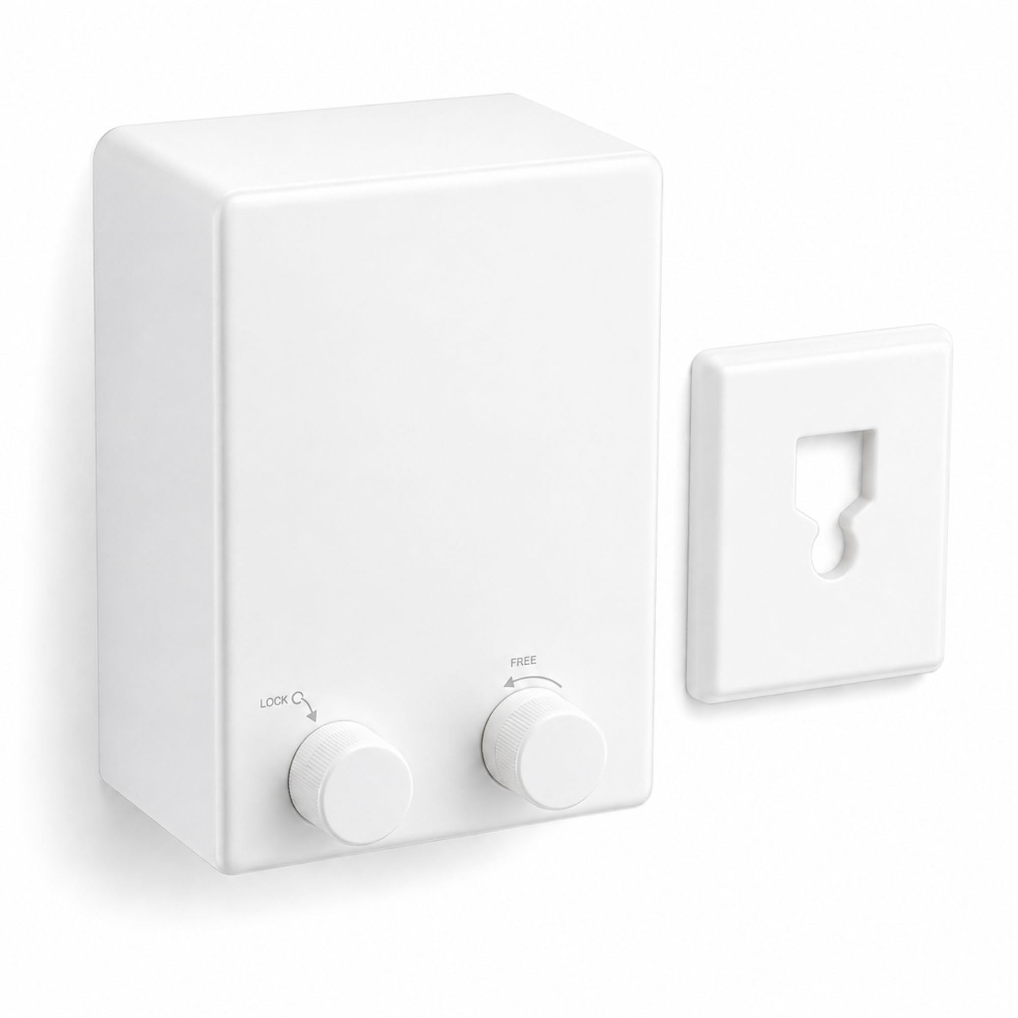 Varal Retrátil de Parede 4,2 m em Aço Inox, Recolhimento Automático, Suporta 20 kg, Compacto e Resistente para Apartamento e Lavanderia, Instalação Simples, Secagem Rápida, Reforçado (Branco)